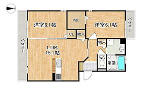 メゾン　ソレイユ  ｜ 奈良県奈良市東九条町（賃貸アパート2LDK・3階・65.05㎡） その2