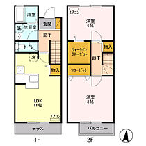 ローズコートひばり　A 102 ｜ 東京都西東京市住吉町2丁目9-9（賃貸テラスハウス2LDK・2階・65.60㎡） その2