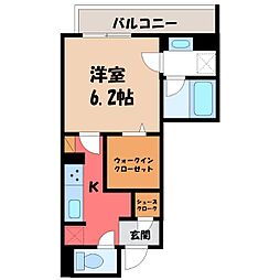 間取図画像 1K