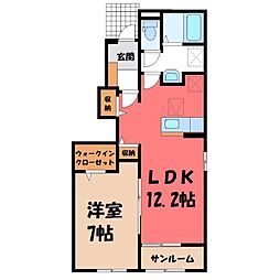 HYソレイユ B 1階/-