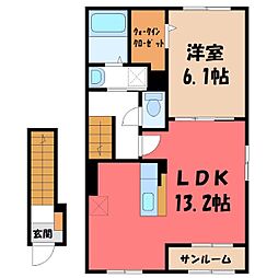東武小泉線 西小泉駅 徒歩18分
