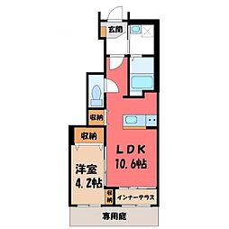 東武佐野線 渡瀬駅 徒歩21分 1階/-
