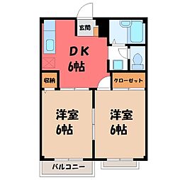 エルディム茂木 2階