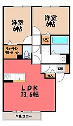 TT.Grace 2LDKの間取図画像