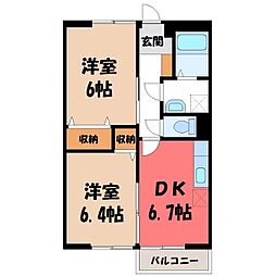 ルミエール小島 B 2階/-