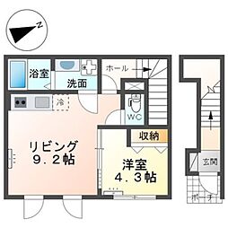 グランコート 1LDKの間取図画像