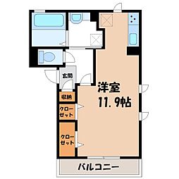 ファーストステージ ワンルームの間取図画像
