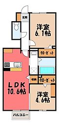東武伊勢崎線 木崎駅 徒歩16分 1階/-