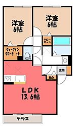 TT.Grace 2LDKの間取図画像