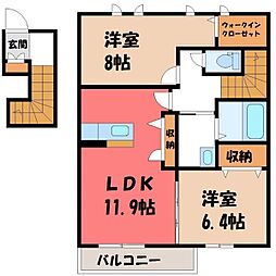 シャンティ韮川 B 2階