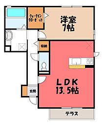クラージュ A 1階