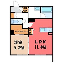 群馬県太田市新井町（賃貸マンション1LDK・1階・47.38㎡） その2