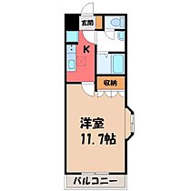 群馬県太田市由良町（賃貸アパート1K・1階・33.06㎡） その2