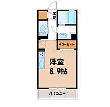 群馬県太田市南矢島町（賃貸アパート1R・3階・26.71㎡） その2