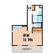 群馬県太田市南矢島町（賃貸アパート1R・3階・30.35㎡） その2