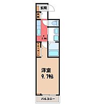 群馬県太田市大島町（賃貸アパート1K・3階・31.21㎡） その2