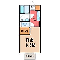 茨城県古河市三杉町2丁目（賃貸アパート1K・2階・30.03㎡） その2