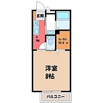 群馬県太田市龍舞町（賃貸アパート1K・2階・27.08㎡） その2