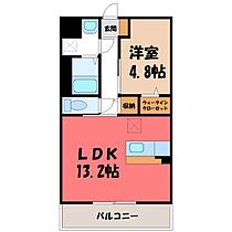 茨城県古河市下大野（賃貸マンション1LDK・2階・45.00㎡） その2