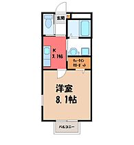 群馬県太田市東新町（賃貸アパート1K・2階・29.59㎡） その2