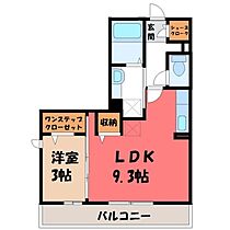 茨城県古河市東2丁目（賃貸アパート1LDK・1階・33.69㎡） その2