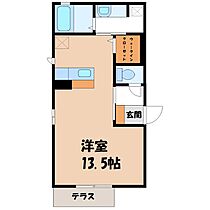 群馬県太田市下小林町（賃貸アパート1R・1階・34.04㎡） その2