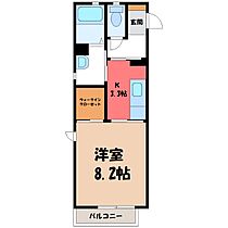 群馬県太田市下浜田町（賃貸アパート1K・2階・31.71㎡） その2