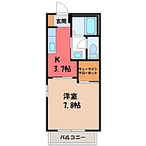 群馬県太田市下小林町（賃貸アパート1K・2階・28.21㎡） その2