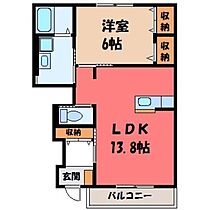 群馬県邑楽郡大泉町大字古氷（賃貸アパート1LDK・1階・48.46㎡） その2