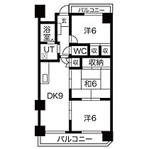 大阪府大阪市平野区長吉出戸3丁目（賃貸マンション3LDK・2階・62.47㎡） その2