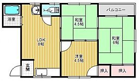 大阪府大阪市平野区平野南2丁目（賃貸マンション3LDK・4階・45.54㎡） その2