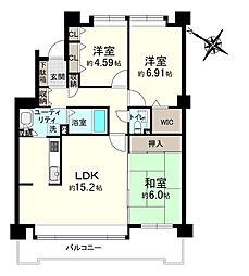間取図画像 3LDK