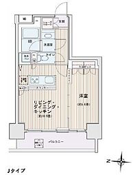 エスティメゾン錦糸町2 1LDKの間取図画像
