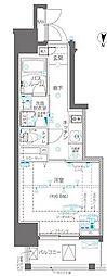 ZOOM錦糸町 1Kの間取図画像