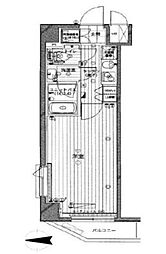 ルーブル錦糸町弐番館 1Kの間取図画像