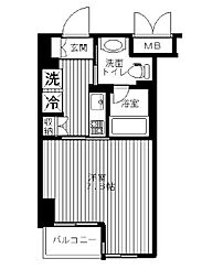 セリーズ門前仲町 1Kの間取図画像
