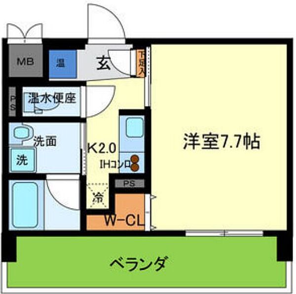 大阪府大阪市西淀川区野里２丁目(賃貸マンション1K・6階・25.37㎡)の写真 その2