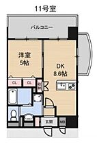 大阪府大阪市淀川区西宮原１丁目（賃貸マンション1DK・6階・34.65㎡） その2