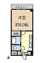 大阪府大阪市淀川区野中南１丁目（賃貸マンション1K・5階・25.20㎡） その2