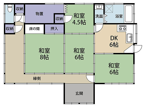 間取りを拡大表示
