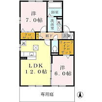 シャルマン ヴィラージュC棟 202 ｜ 奈良県奈良市神殿町99（賃貸アパート2LDK・2階・59.28㎡） その2