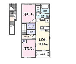 ハイフィールドIII 202 ｜ 奈良県奈良市高畑町57番7（賃貸アパート2LDK・2階・58.60㎡） その2