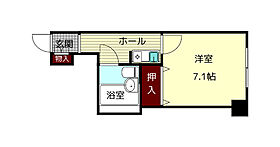 ビルまあぁろ～  ｜ 奈良県奈良市角振町（賃貸マンション1R・6階・23.35㎡） その2