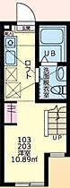 CIEL　～シエル～ 103 ｜ 神奈川県川崎市多摩区生田6丁目28-11（賃貸アパート1R・1階・16.70㎡） その2