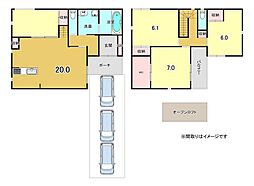 中古戸建　守口市梶町4丁目 3LDKの間取り