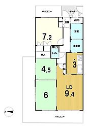 間取図画像 3LDK