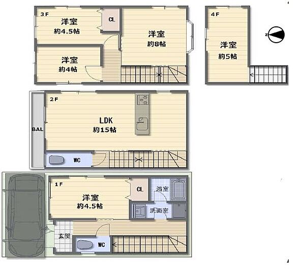 間取りを拡大表示