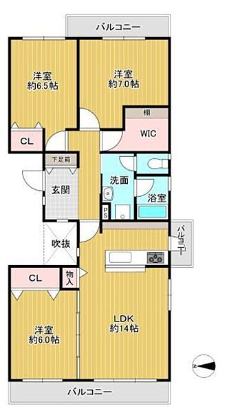 間取りを拡大表示