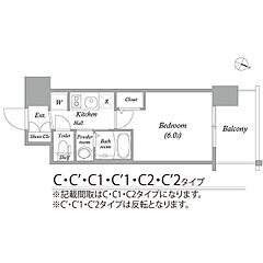 物件の間取り