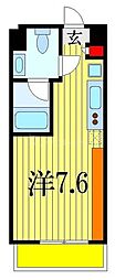リエス船橋 ワンルームの間取図画像